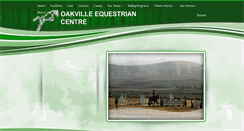 Desktop Screenshot of oakvilleequestrian.com