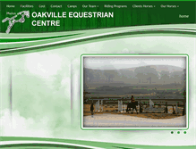 Tablet Screenshot of oakvilleequestrian.com